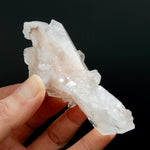 Pink Faden Quartz Crystal Cluster, Colombia
