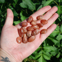 Load image into Gallery viewer, Super Flashy Sunstone Crystal Tumbled Stones
