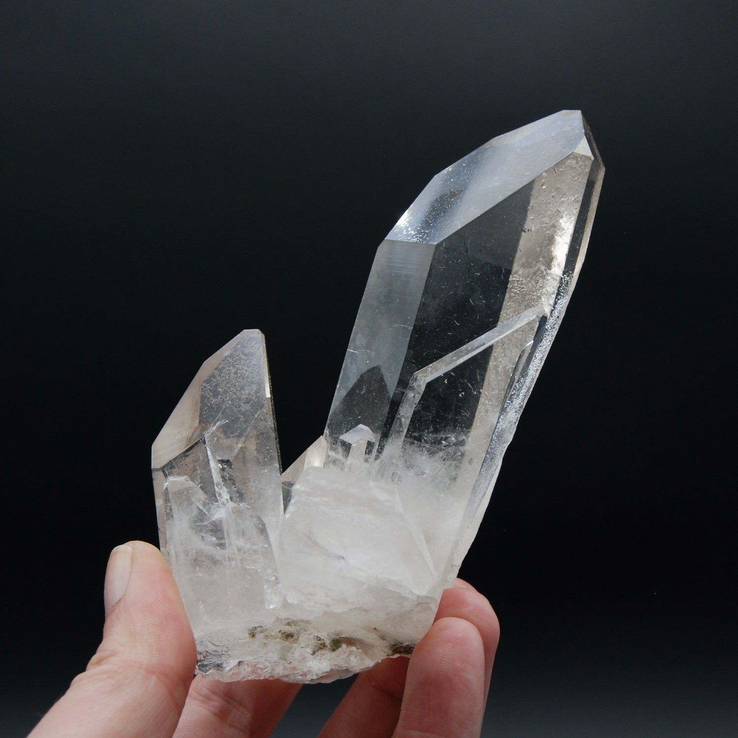 Grounding Cosmic Smoky Lemurian Crystal Cluster, Master Starbrary Corinto Chlorite Quartz, Brazil