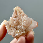 ET Strawberry Pink Scarlet Temple Lemurian Quartz Crystal Cluster, Serra do Cabral, Brazil