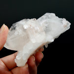 Pink Faden Quartz Crystal Cluster, Colombia