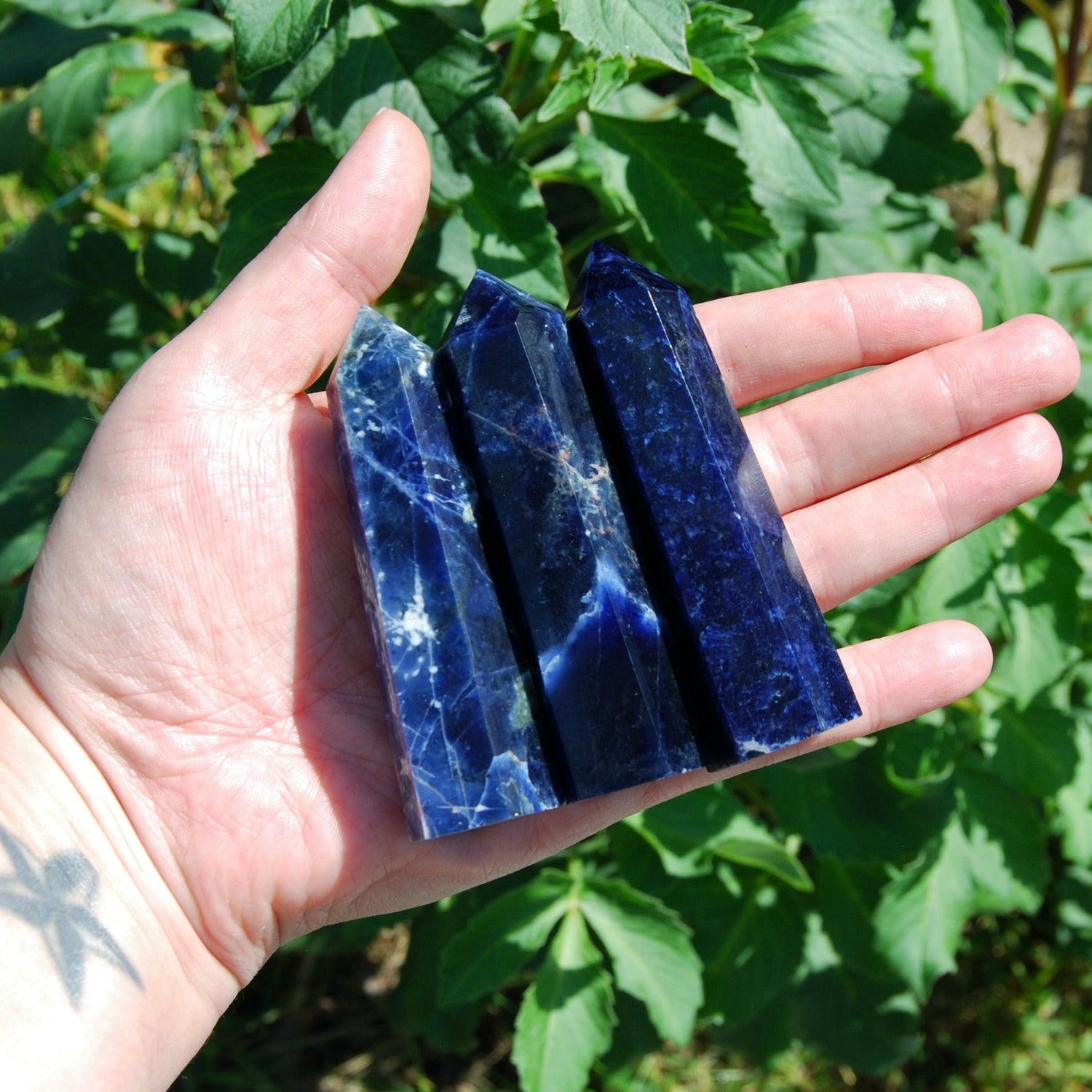 Blue Sodalite Crystal Tower, Namibia