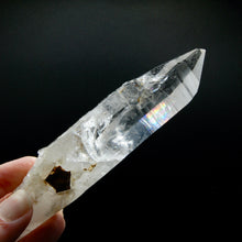 Load image into Gallery viewer, 6in XL 176g DT Colombian Lemurian Seed Quartz Crystal Laser Master Starbrary, Self Healed Yin Yang Optical Quartz Master Key, Boyaca, Colombia
