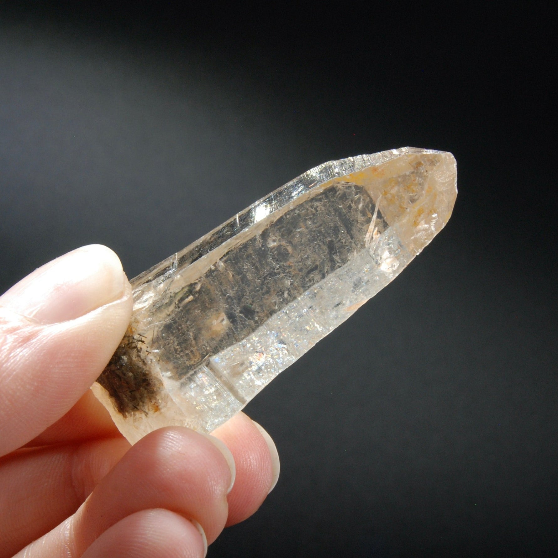 Rare Etched Golden Healer Himalayan Kullu Quartz Crystal