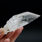 Self Healed Rainbow Colombian Lemurian Seed Crystal Laser, Boyaca, Colombia