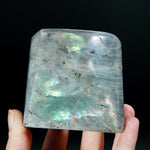 Sunset Labradorite Crystal Freeform Tower, Super Flashy Spectrolite