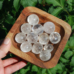 Clear Quartz Crystal Tumbled Stones, Brazil