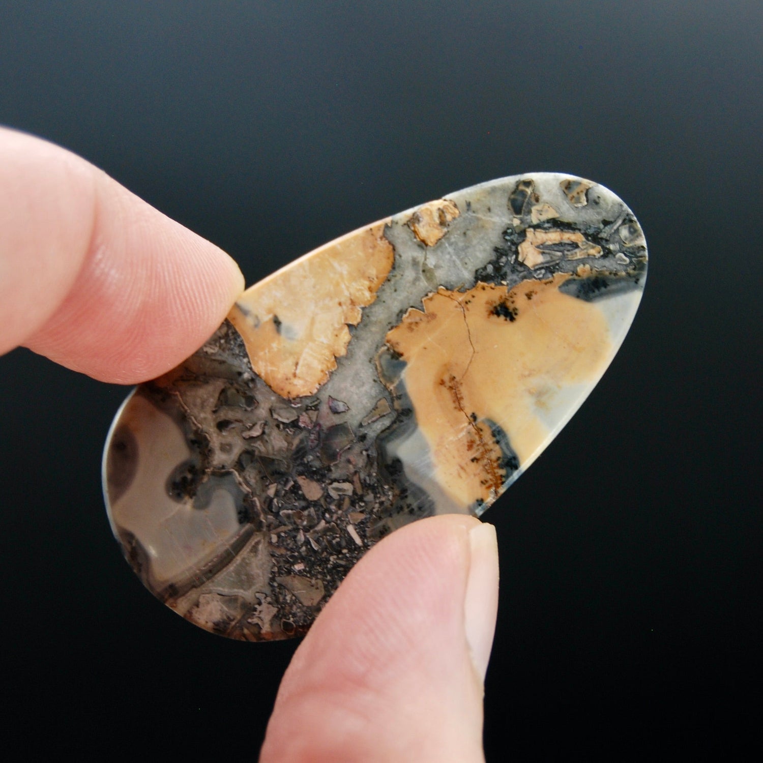 AAA Maligano Jasper Cabochon Freeform, Indonesia