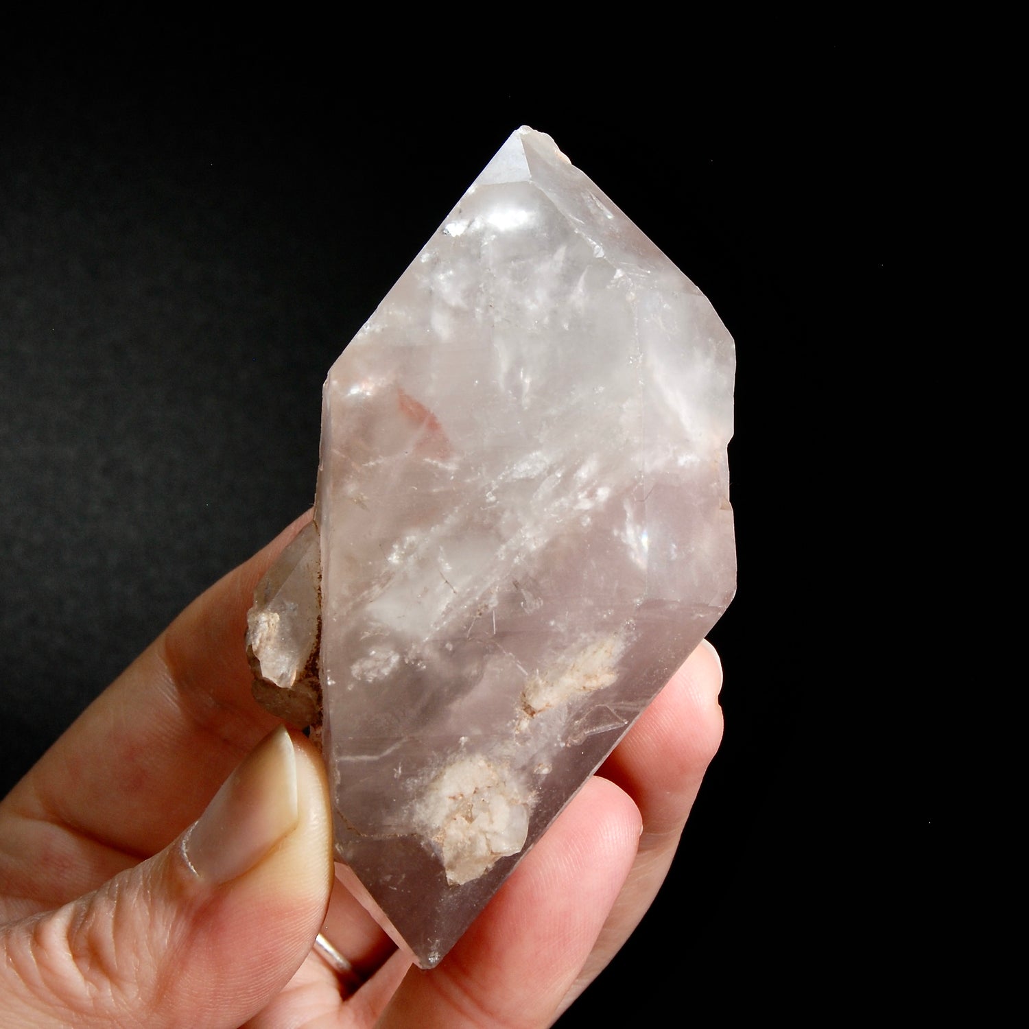 RARE Large DT Pink Lithium Lemurian Seed Quartz Crystal Starbrary, Record Keepers, Brazil