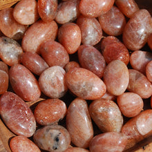 Load image into Gallery viewer, Super Flashy Sunstone Crystal Tumbled Stones
