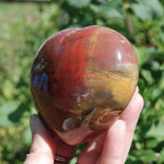 Petrified Wood Crystal Heart 