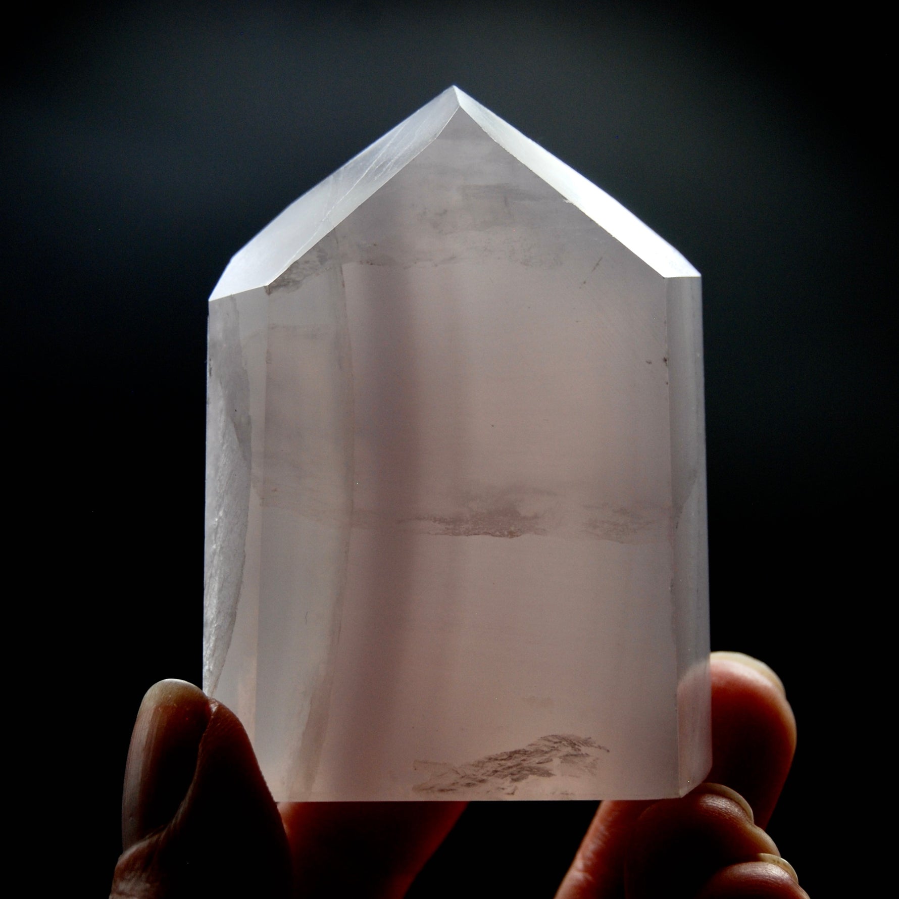 Dow Channeler Lavender Yttrium Fluorite Crystal Tower, Argentina