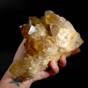 HUGE Kundalini Citrine Crystal Cluster, Congo