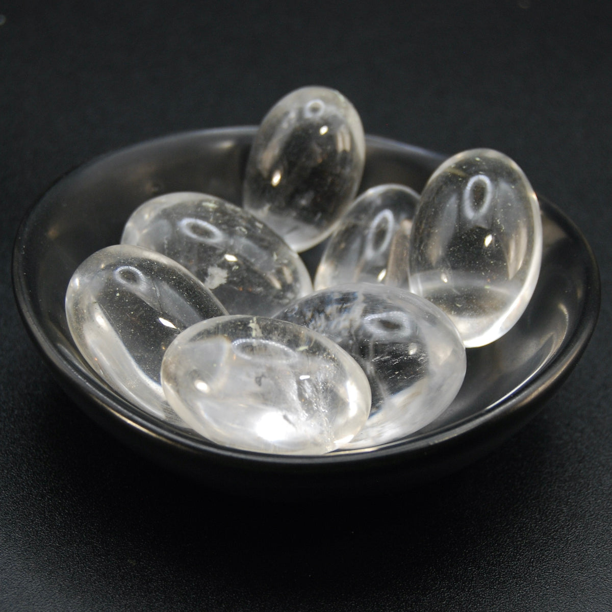 Clear Quartz Crystal Shiva Lingam