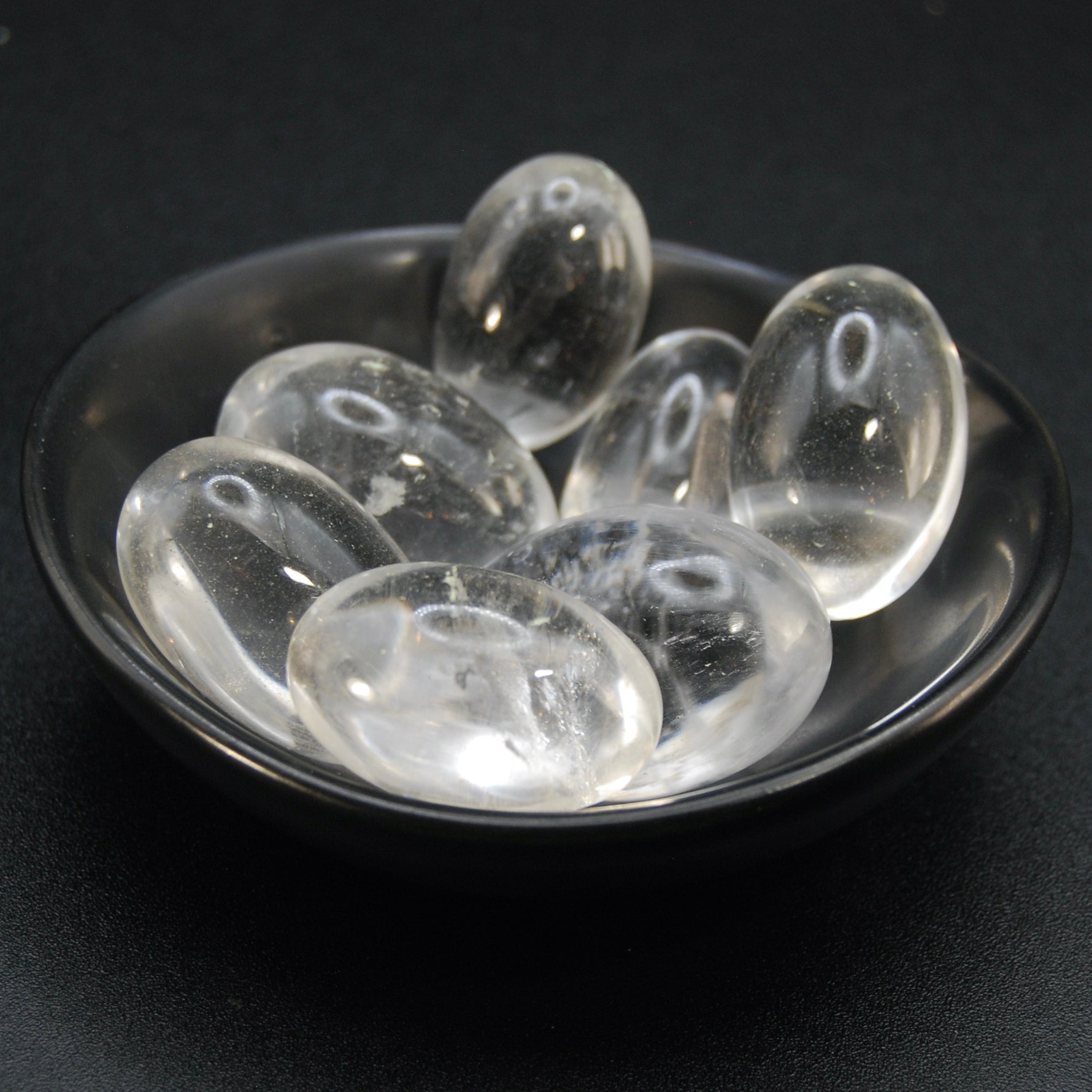 Clear Quartz Crystal Shiva Lingam