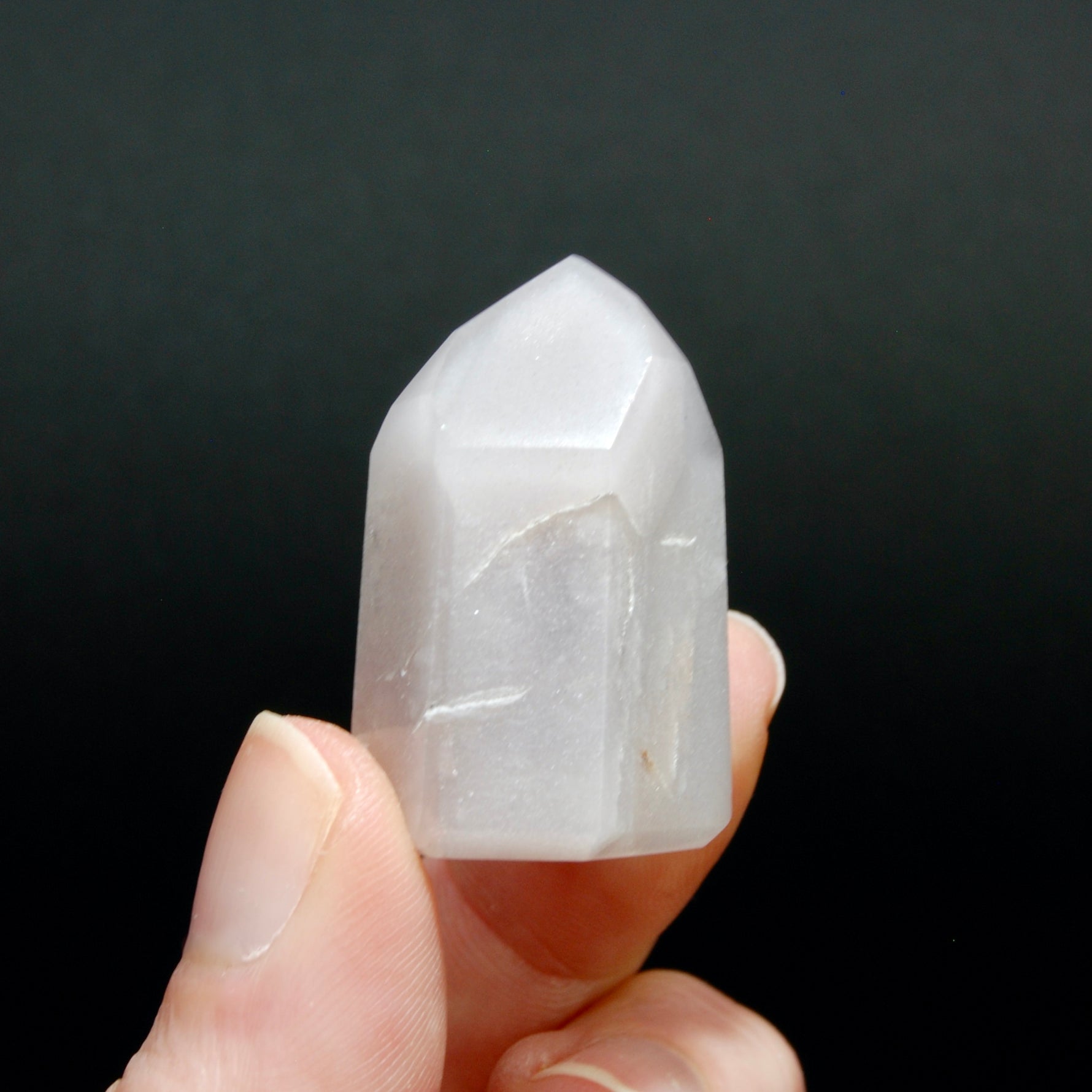 Pink Lithium Quartz Crystal Tower, Brazil