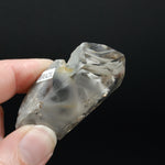RARE Blue Amphibole Quartz Crystal Freeform, Polished Blue Angel Phantom Quartz, Brazil b9