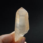 Pink Shadow Lemurian Seed Quartz Crystal