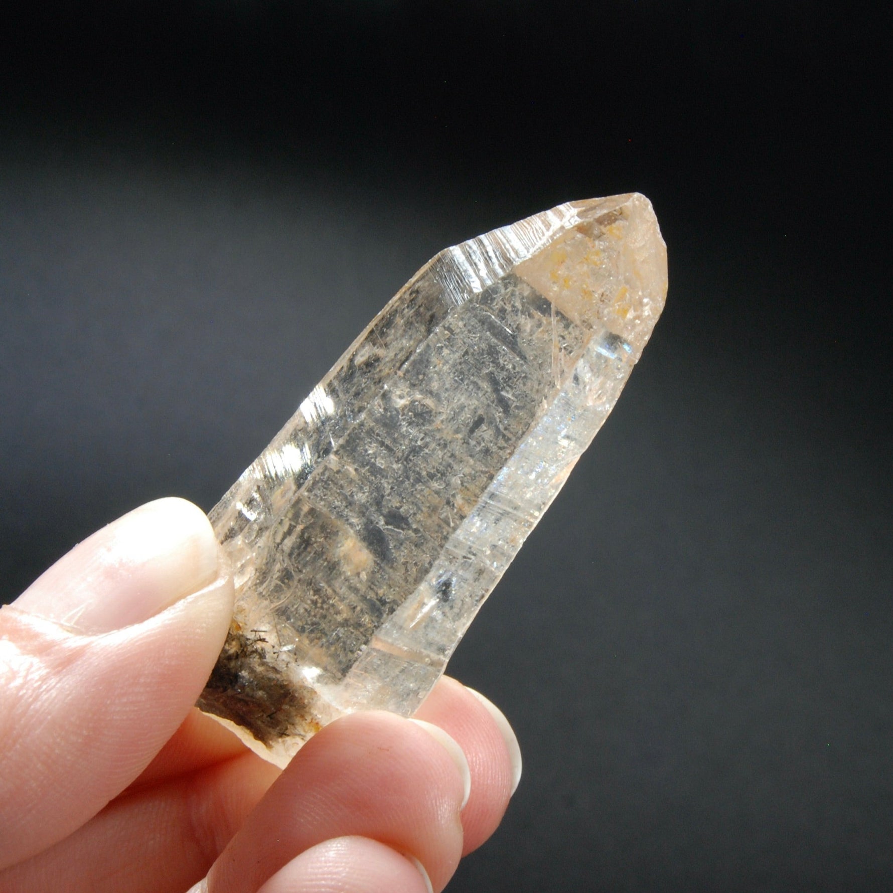 Rare Etched Golden Healer Himalayan Kullu Quartz Crystal