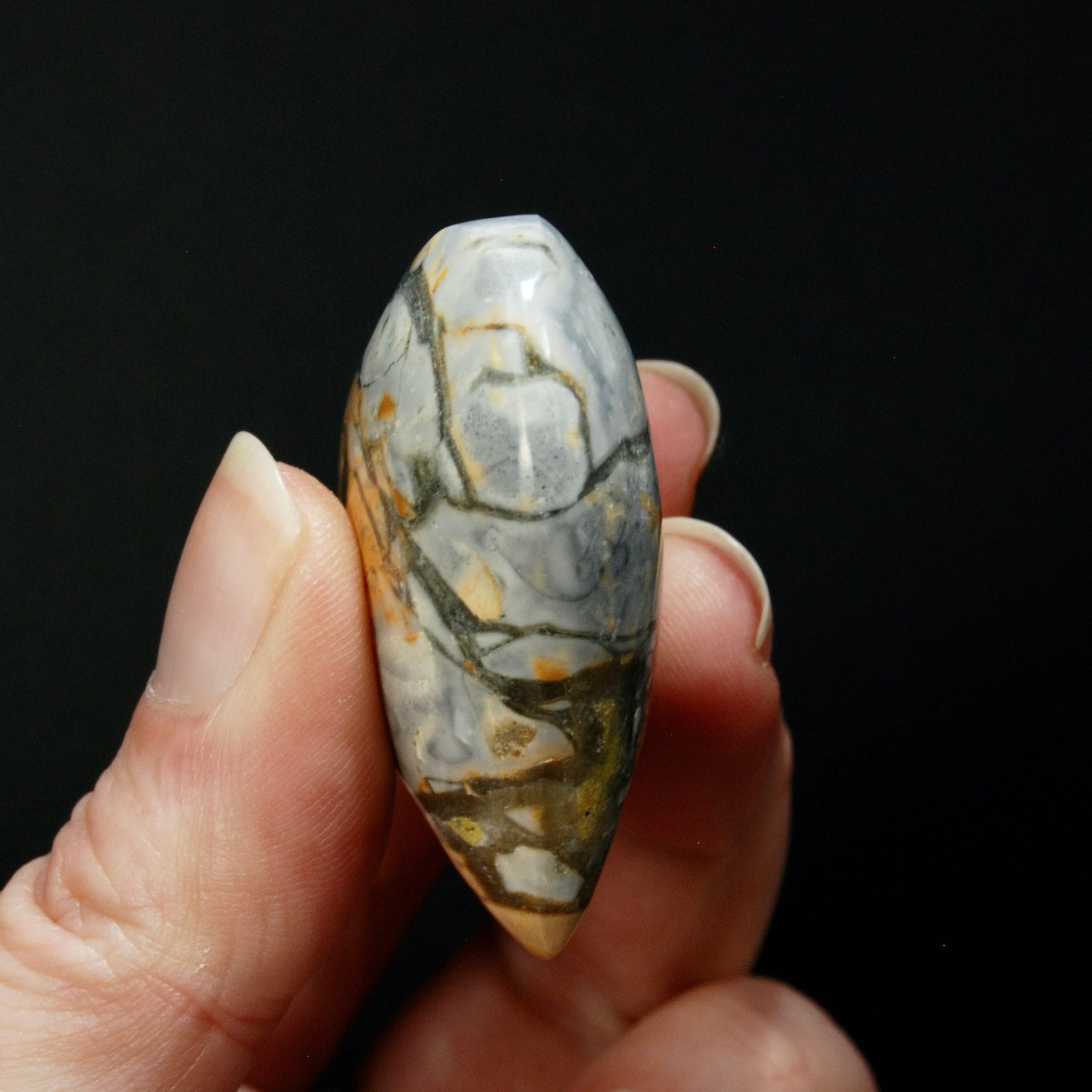 Maligano Jasper Heart, Healing Crystals, Indonesia