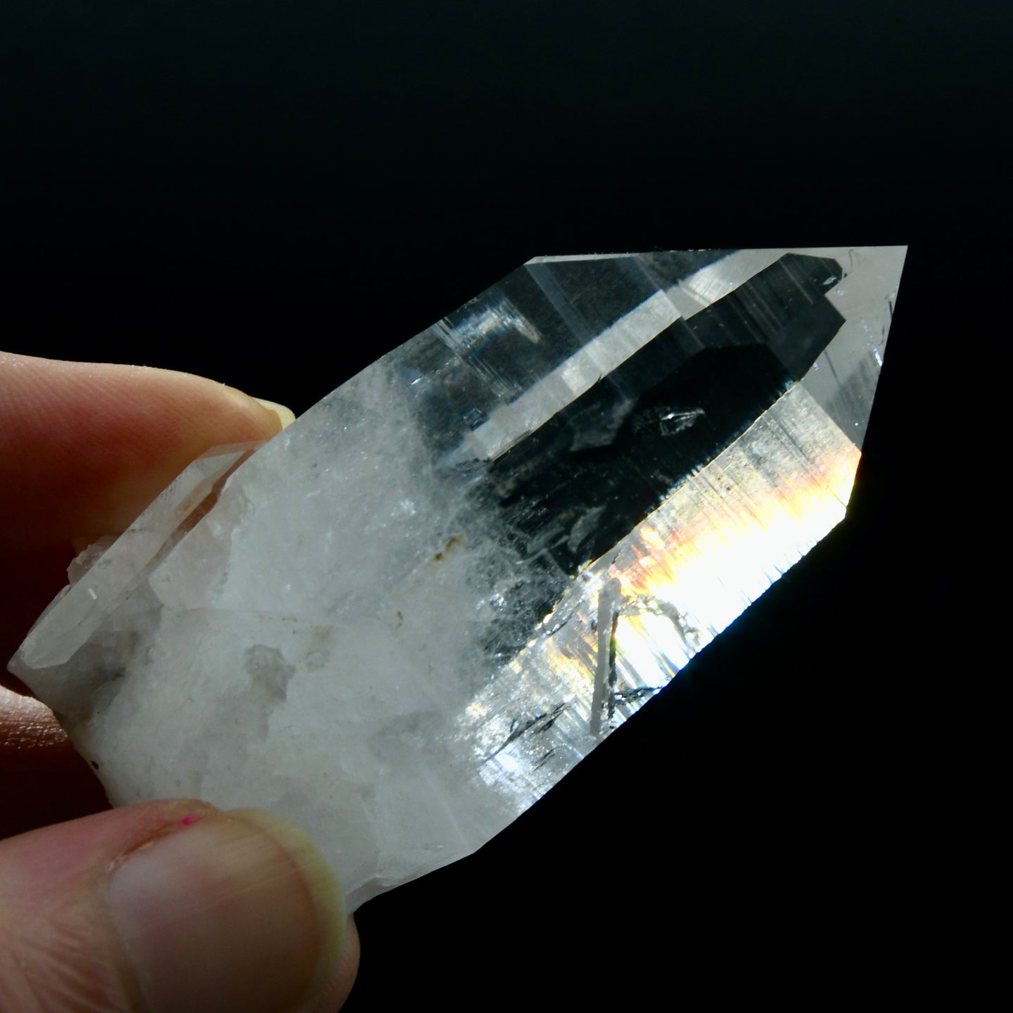 Manifestation Optical Colombian Lemurian Quartz Crystal, Santander