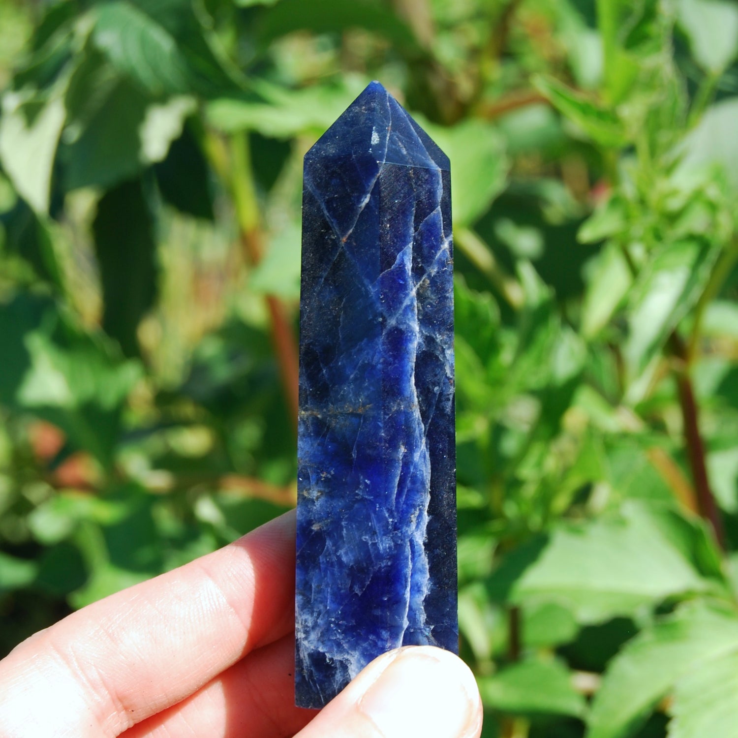 Blue Sodalite Crystal Tower, Namibia