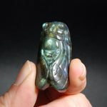 Labradorite Carved Crystal Cicada