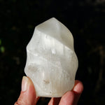 White Light Selenite Crystal Flame