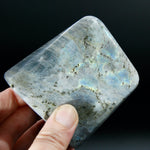 Sunset Labradorite Crystal Freeform Tower, Super Flashy Spectrolite