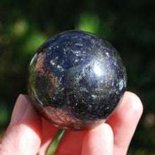 Load image into Gallery viewer, RARE Covellite Crystal Sphere, Blue Covellite Crystal, Peru
