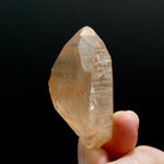 Pink Shadow Lemurian Seed Quartz Crystal, Smoky Scarlet Temple Lemurian Crystals, Brazil