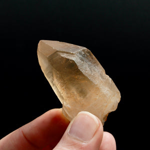 Pink Shadow Smoky Scarlet Temple Lemurian Seed Quartz Crystal, Serra do Cabral, Brazil
