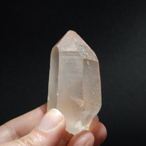 Pink Shadow Lemurian Seed Quartz Crystal