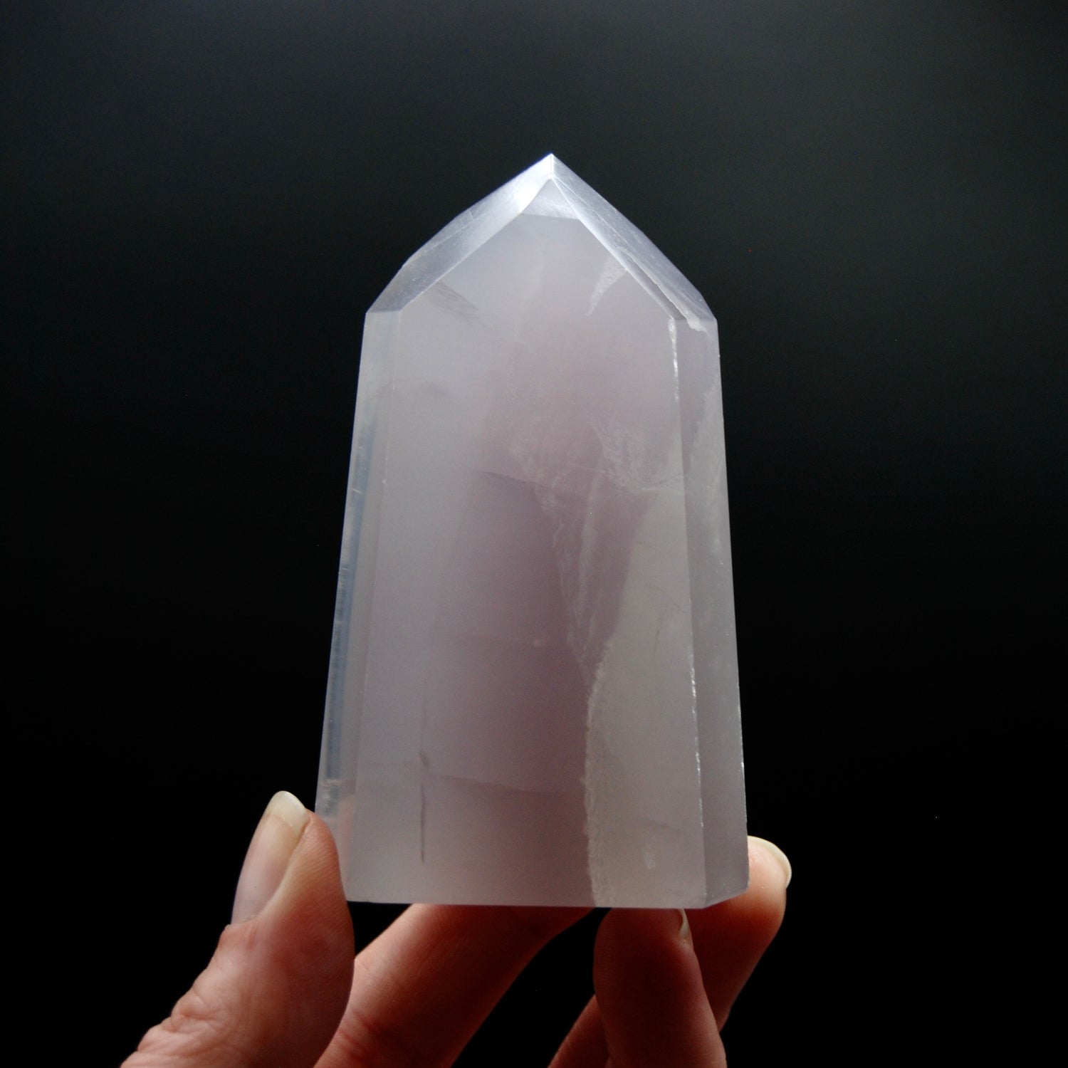 Dow Channeler Lavender Yttrium Fluorite Crystal Tower, Argentina