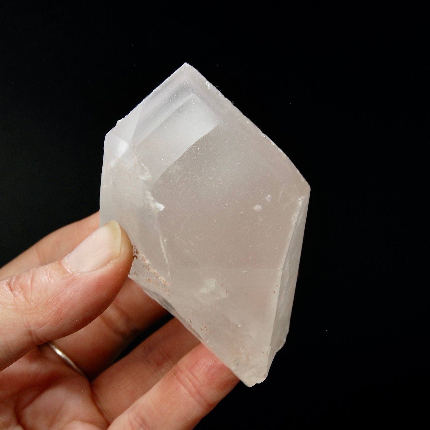 RARE Trans Channeler Pink Lithium Lemurian Seed Quartz Crystal, Record Keepers Phantom Pyramid, Brazil