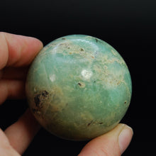 Load image into Gallery viewer, Genuine Green Chrysoprase Crystal Sphere, Indonesia
