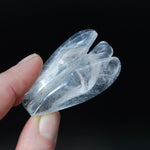 Clear Quartz Carved Crystal Guardian Angel