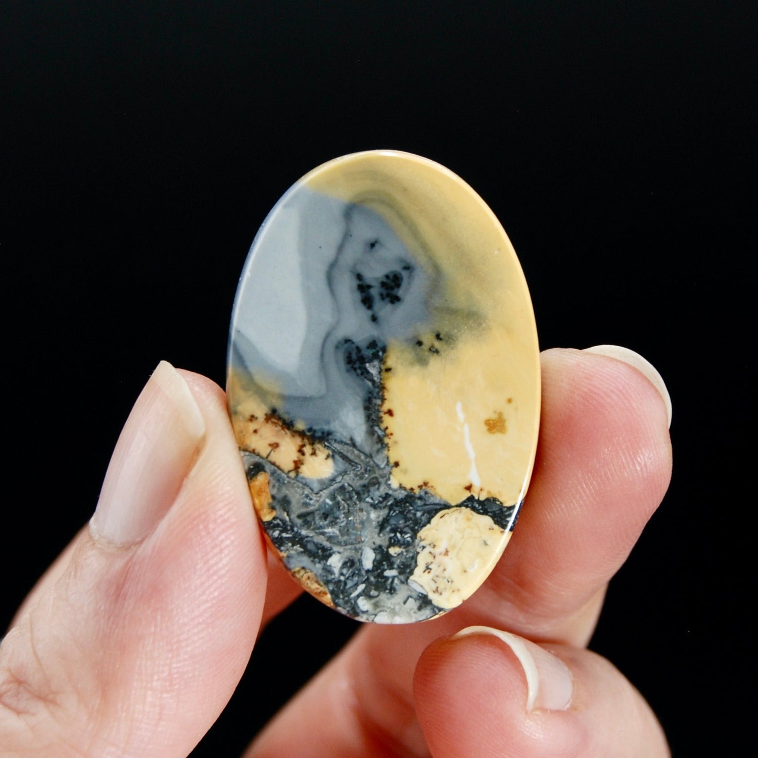 Maligano Jasper Cabochon Oval, Indonesia