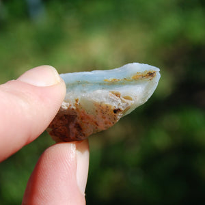 Blue Andean Opal, Raw Blue Peruvian Opal Crystal, Peru