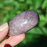 Lepidolite Crystal Palm Stones