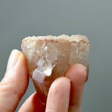 Load image into Gallery viewer, ET Strawberry Pink Scarlet Temple Lemurian Quartz Crystal Cluster, Serra do Cabral, Brazil
