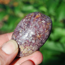 Load image into Gallery viewer, Lepidolite Crystal Palm Stones
