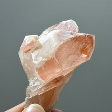 Load image into Gallery viewer, Isis Face Soulmate Tantric Twin Strawberry Pink Scarlet Temple Lemurian Seed Quartz Crystal Starbrary Dreamsicle Cluster, Brazil
