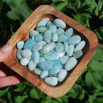 Aquamarine Gemstone Tumbled Stones