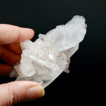 Pink Faden Quartz Crystal Cluster, Colombia