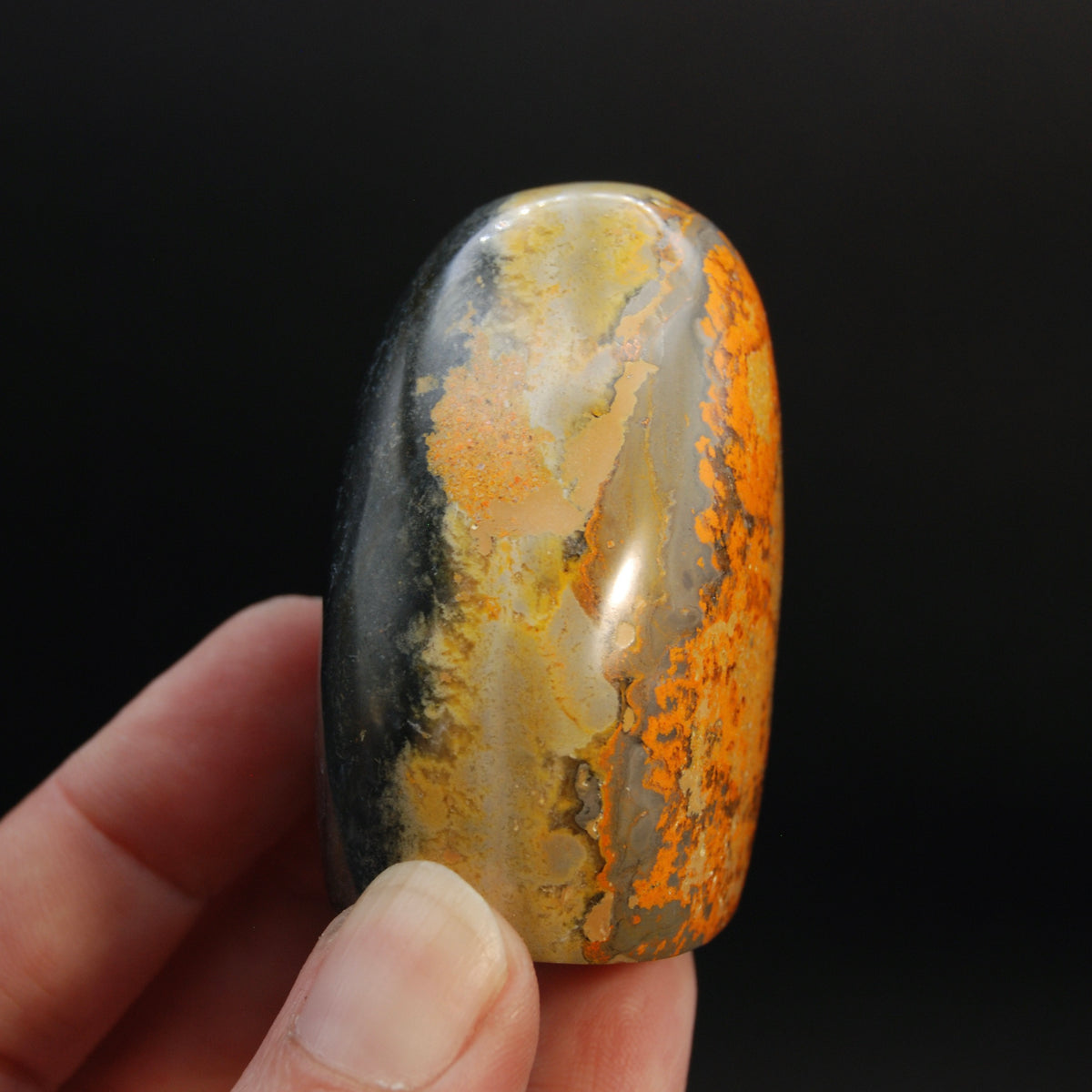Bumblebee Jasper Crystal Freeform Tower, Indonesia
