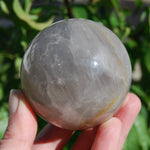 Hematoid Blue Rose Quartz Crystal Sphere