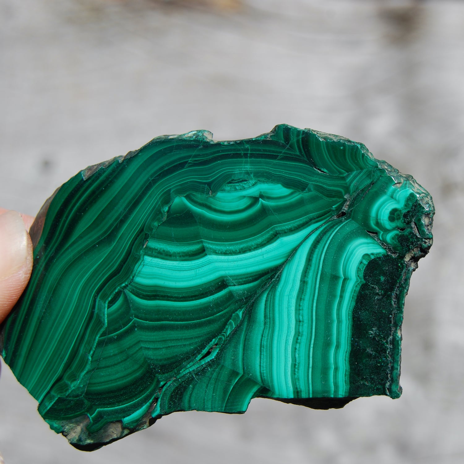 Natural Malachite Gemstone Slab