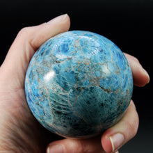 Load image into Gallery viewer, Large Blue Apatite Crystal Sphere, Madagascar
