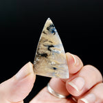 Dendritic Plume Agate Freeform Cabochon, Indonesia
